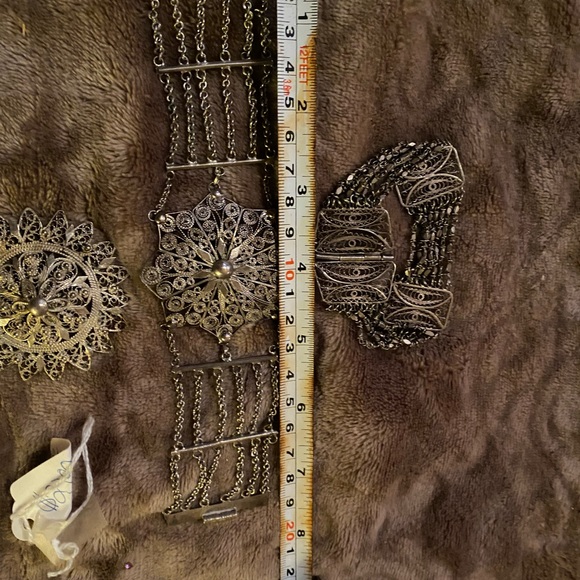 Sterling and 850 silver vintage Asian Hand made treasure - Picture 7 of 7